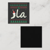 La Kamala Harris Ugly Christmas Sweater-Wahl Mitteilungskarte (Vorne/Hinten)