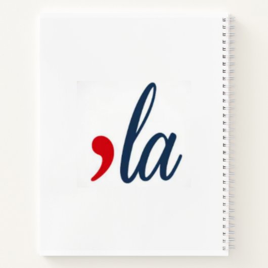 'la Kamala Harris. Weiß Notizblock (Rückseite)