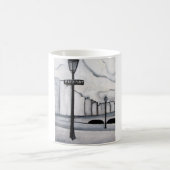 La kleines Pont, Paris Frankreich Kaffeetasse (Mittel)