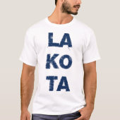 LA KO TA Navy T-Shirt (Vorderseite)