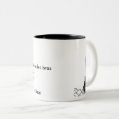 La konkurrieren en stieg zweifarbige tasse (VorderseiteRechts)