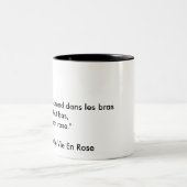 La konkurrieren en stieg zweifarbige tasse (Mittel)