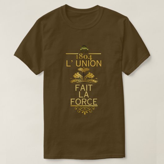 LA-KRAFT L GEWERKSCHAFTS-FAIT (GOLD) T-Shirt (Design vorne)