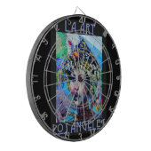 LA-Kunst-Dartboard Dartscheibe (Vorderseite Links)