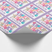 La La Easter Bunny Egg Hunt Geschenkpapier (Ecke)