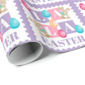 La La Easter Bunny Egg Hunt Geschenkpapier (Rolleneckpunkt)