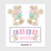 La La Easter Bunny Sticker Sheet (Blatt)