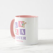 La La Easter Cute Spring Bunny Mug Tasse (Vorderseite Links)