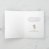 La La Easter Pastel Bunny Greeting Card Karte (Innenseite)