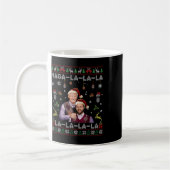 La La La Donald Trump Potus 47 Ugly Christmas Swea Kaffeetasse (Links)