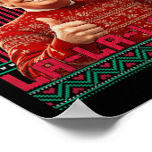 La La La Donald Trump Potus 47 Ugly Christmas Swea Poster (Ecke)