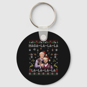 La La La Donald Trump Potus 47 Ugly Christmas Swea Schlüsselanhänger