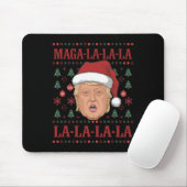 La La La Donald Trump Potus 47 Ugly Weihnachten 2 Mousepad (Mit Mouse)