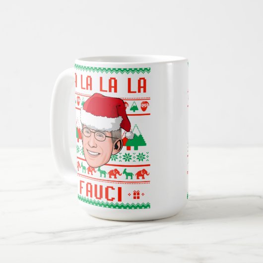 LA LA LA LA FAUCI KAFFEETASSE (Vorderseite Links)