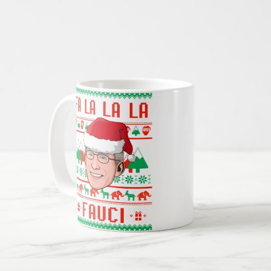 LA LA LA LA FAUCI KAFFEETASSE (Vorderseite Links)
