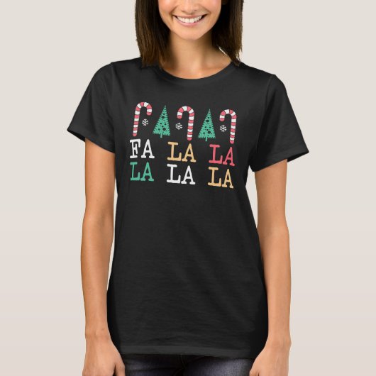 La La La Merry Weihnachten-64658 T-Shirt (Vorderseite)