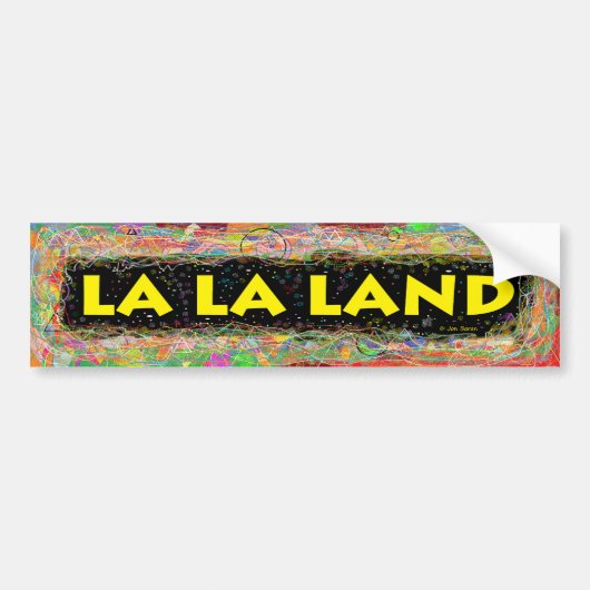 La-La-Land-Autoaufkleber Autoaufkleber (Vorne)