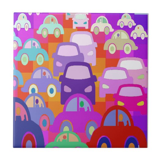 La La Land Commuters Fliese (Vorderseite)