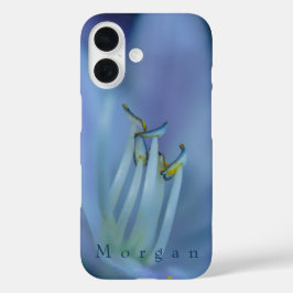 La La Land, Elegante Custom Blume Magic Foto Blau iPhone 16 Hülle