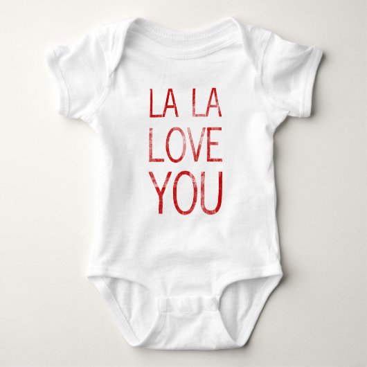 LA-LA-LIEBE SIE BABY STRAMPLER (Vorderseite)