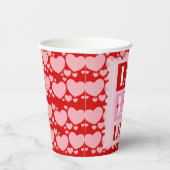 La La Love Valentine’s Day Pappbecher (Rechts)