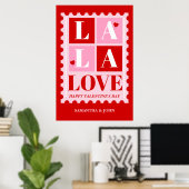 La La Love Valentine’s Day Wall Art – Printable Poster (Heimbüro)