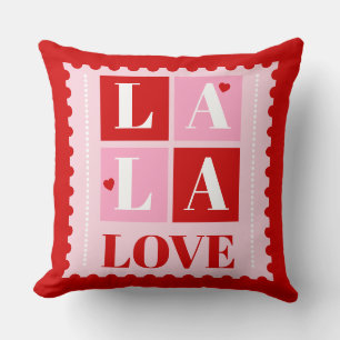 La La Love Valentinstag Kissen