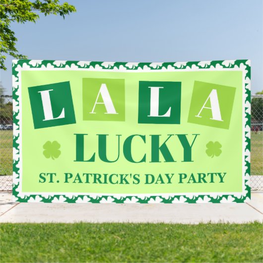 La La Lucky St. Patrick’s Day Banner (Außenbereich)