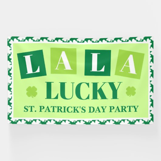 La La Lucky St. Patrick’s Day Banner (Horizontal)