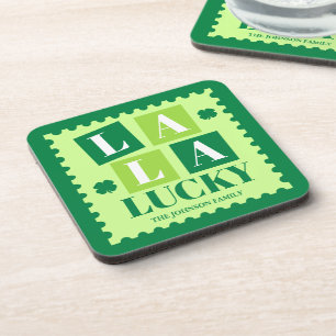 La La Lucky St. Patrick’s Day Getränkeuntersetzer