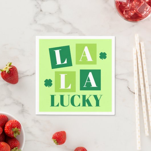 La La Lucky St. Patrick’s Day Green Serviette (Beispiel)