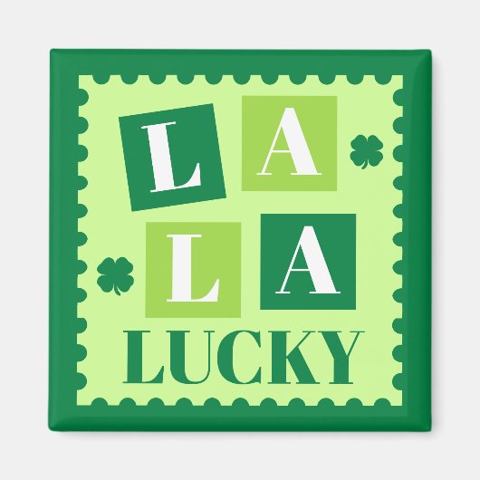 La La Lucky St. Patrick’s Day Magnet (Vorne)