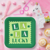 La La Lucky St. Patrick’s Day Pappteller (Party)