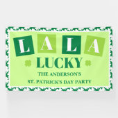 La La Lucky St. Patrick’s Day Party Banner (Horizontal)