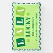 La La Lucky St. Patrick’s Day Party Banner (Vertikal)