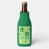 La La Lucky St. Patrick’s Day Party Flaschenkühler (Flaschenvorderseite)