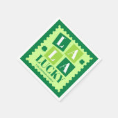 La La Lucky St. Patrick’s Day Party Serviette (Ecke)
