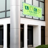 La La Lucky St. Patrick’s Day Party Welcome Banner (Äußeres Gebäude)