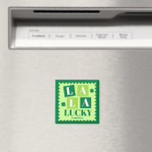 La La Lucky St. Patrick’s Day Personalisiert Magnet (In Situ (Geschirrspüler))