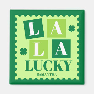 La La Lucky St. Patrick’s Day Personalisiert Magnet