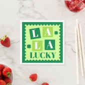 La La Lucky St. Patrick’s Day Serviette (Beispiel)