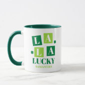 La La Lucky St. Patrick’s Day Tasse (Links)