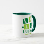 La La Lucky St. Patrick’s Day Tasse (VorderseiteRechts)