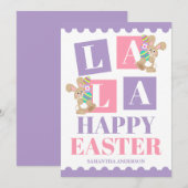 La La Osterhase Feiertagskarte (Vorne/Hinten)