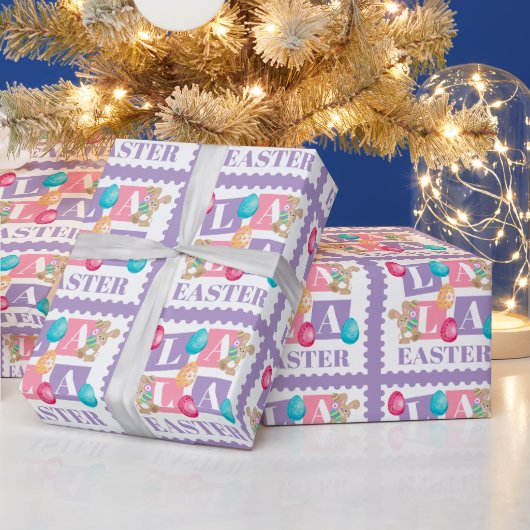La La Osterhasen-Eiersuche Geschenkpapier (Feiertage)