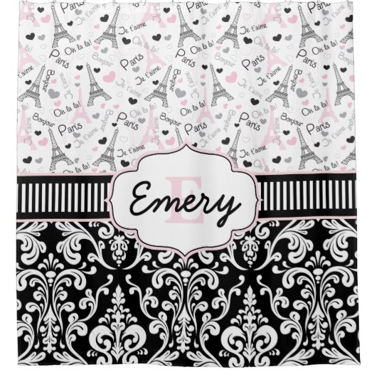 La-La Paris Ooh Duschvorhang (Vorderseite)