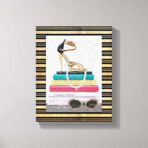 La-La wilden Apples   Ooh - bezauberndes Stilett Leinwanddruck