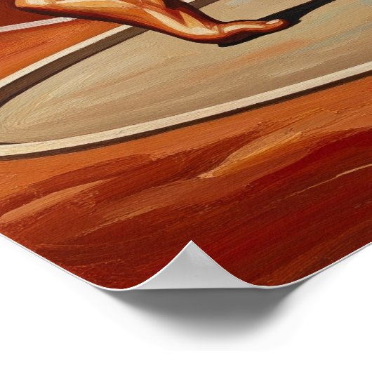 LA LANCEUSE DE DISQUE (Der Diskusthrower) Poster (Ecke)