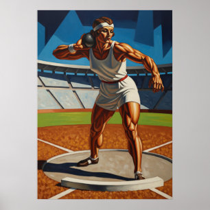 LA LANCEUSE DE POIDS (Der Shot Putter) Poster