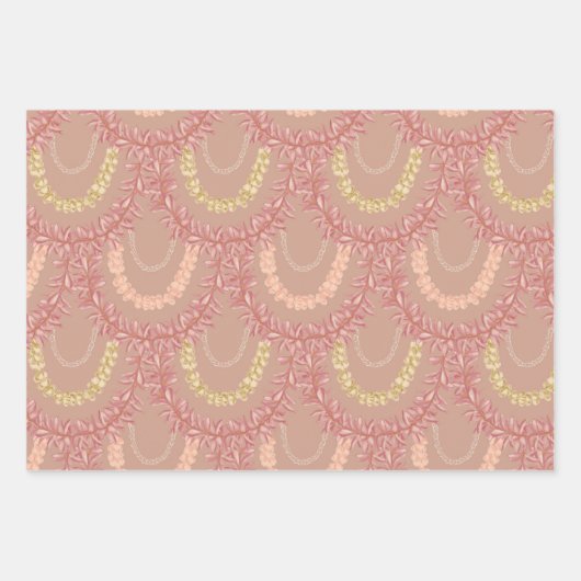 Lā Lei Anuenue Set von Wander with Aloha Geschenkpapier Set (Vorderseite)